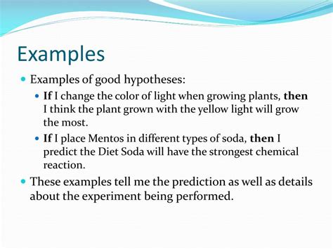 identifying variables  forming  hypothesis powerpoint