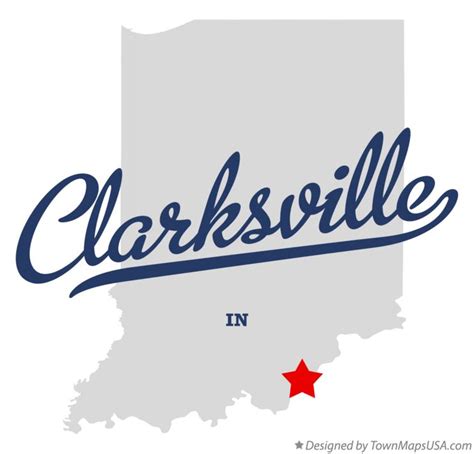 map  clarksville  indiana