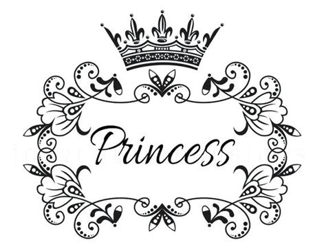 princess crown coloring page  getcoloringscom  printable