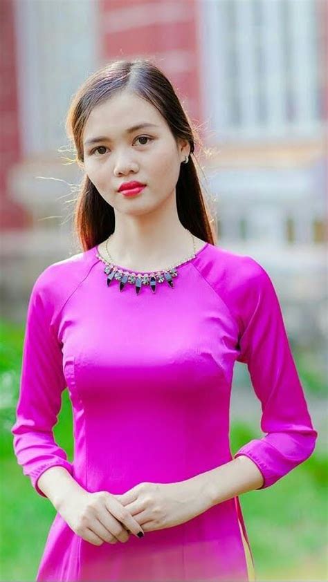 Đẹp Beauty Ao Dai Asian Woman Asian Beauty Tits Long Dress