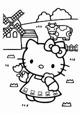 Kitty Hello Coloring Pages Color Kids Sheets Printable Print Farm Cartoon Book Colouring Bestcoloringpagesforkids Books Gangster Cat Valentines Christmas Birthday sketch template