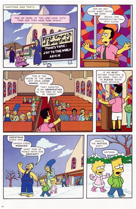 Read Online The Simpsons Winter Wingding Comic Issue 2