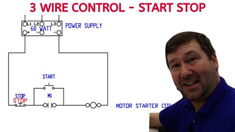 wire  stop start button