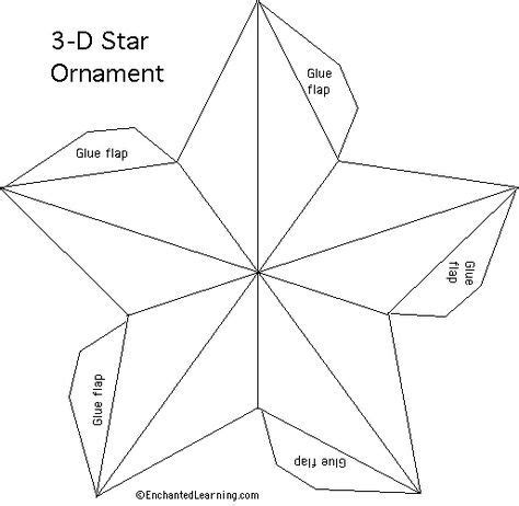 star pattern httpwwwenchantedlearningcomcraftschristmas