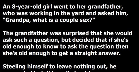 Grandpa Answers His 8 Year Old Granddaughter’s Question