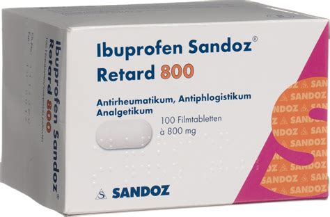 ibuprofen sandoz retard filmtabletten mg  stueck  der adler apotheke