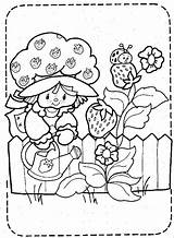Strawberry Shortcake Aardbei Colorat Capsuni Charlotta Mewarnai Kleurplaten Coloriages Fraise Watering Fraises Book Kleurplaat Planse Buku 1980 Animaatjes sketch template