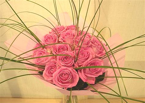 flowers pink massage  lovely bouquet   pink roses