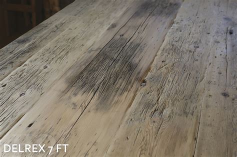 reclaimed hemlock barnwood table  benches  waterloo
