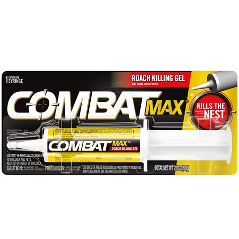 combat max roach killing gel  indoor  outdoor   syringe