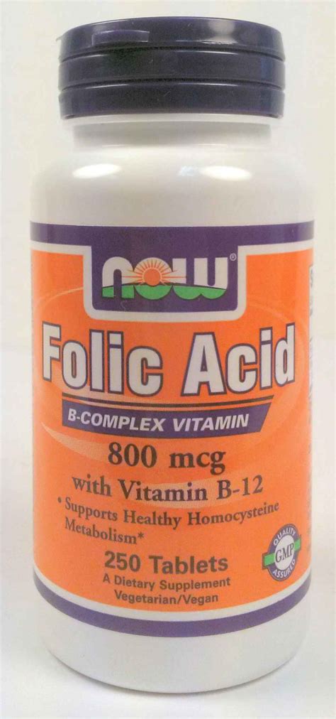 foods folic acid mcg  tablets