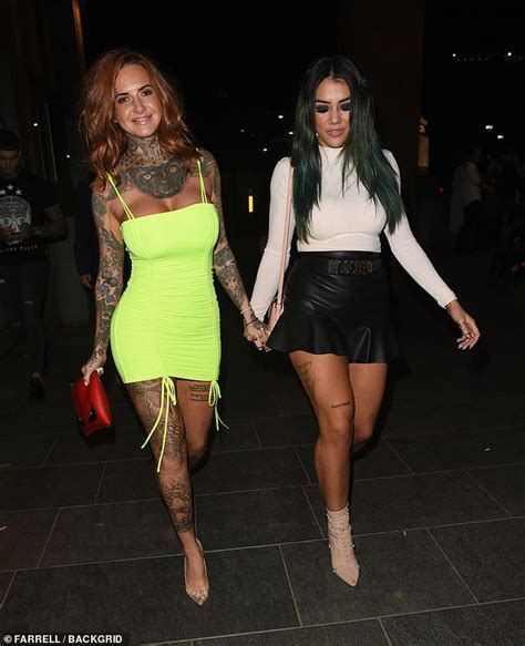 lauryn goodman puts on very busty display for night out in manchester