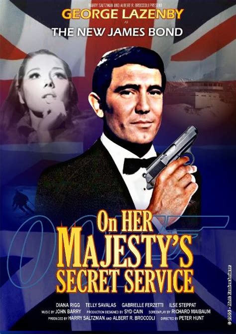 1969 On Her Majesty’s Secret Service Golrush 007 Fan Art