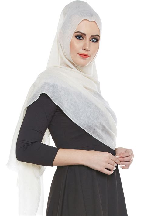 ivory pashmina hijab cashmere hijabs