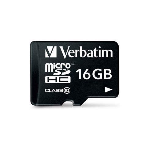verbatim gb microsdhc card class   adapter