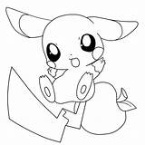 Pikachu Coloring Pages Pokemon Printable Color Print Anime sketch template
