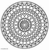 Kaleidoscope Pages Coloring Adults Getcolorings sketch template