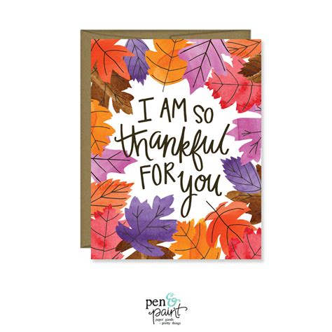 im  thankful   card  paint