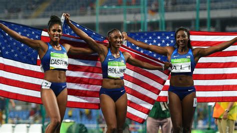 watch the united states sweep the women s 100m hurdles for the first