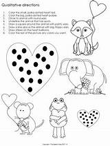 Directions Following Valentines Coloring Pages Preview sketch template