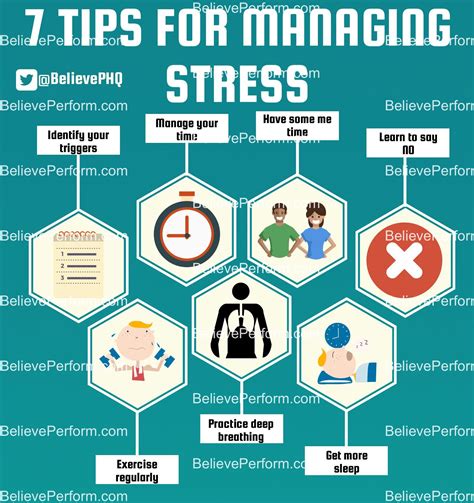 tips  managing stress infographics  perform