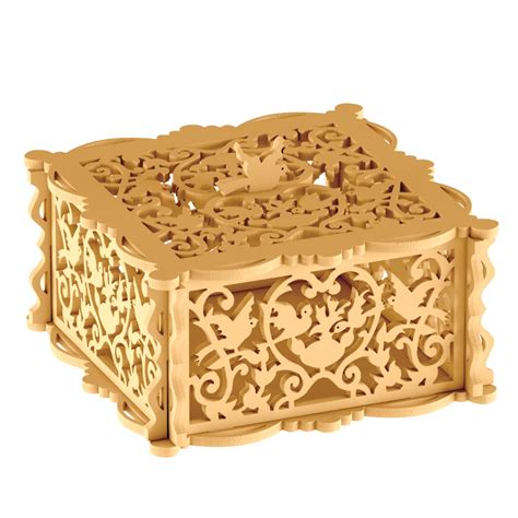 wooden jewelry box dxf file   axisco