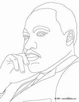 Luther Martin Coloring Jr King Printable Pages Getcolorings Color sketch template