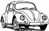 Vw Beetle Coloring Drawing Volkswagen Pages Bug Van Sketch Para Dibujos Dibujar Template Colorear Coches Escarabajo Carros Volkswagon Getdrawings Imagen sketch template