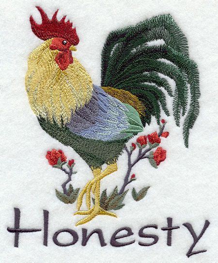 asian rooster of honesty machine embroidery by azembroiderybarn 24 95 embroidery machine