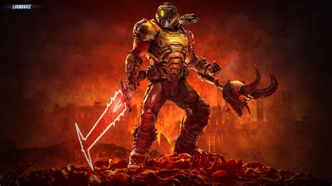 doomslayer doom eternal   vicesquad  deviantart doom