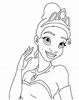 Tiana Coloring Princess Pages Posing Disney Kids Printable Naveen Popular Colouring sketch template