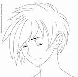 Anime Boy Lineart Male Deviantart Hoodie Base Coloring Template Pages Group Sketch sketch template