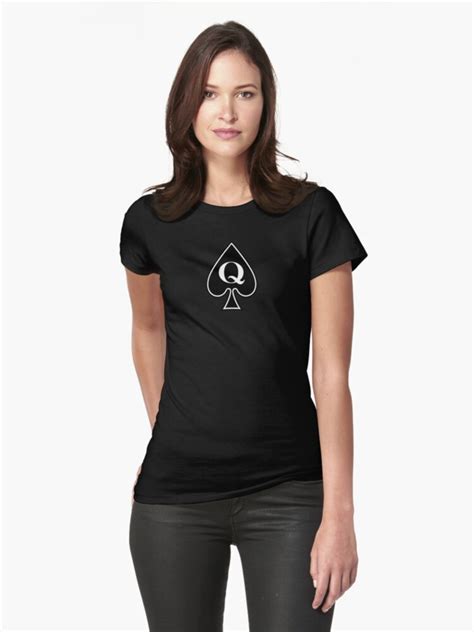 queen of spades ts and products t shirt by mpodger