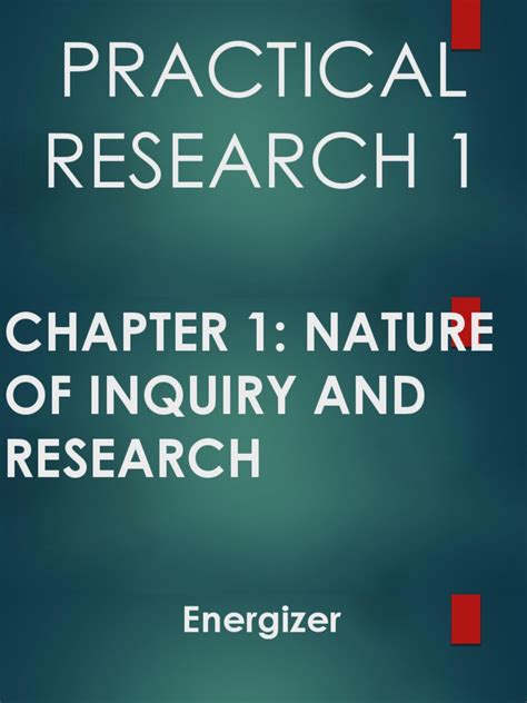 practical research  chapter  lesson  inquiry knowledge