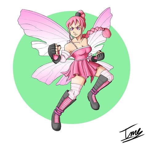 artstation fighting fairy girl character design