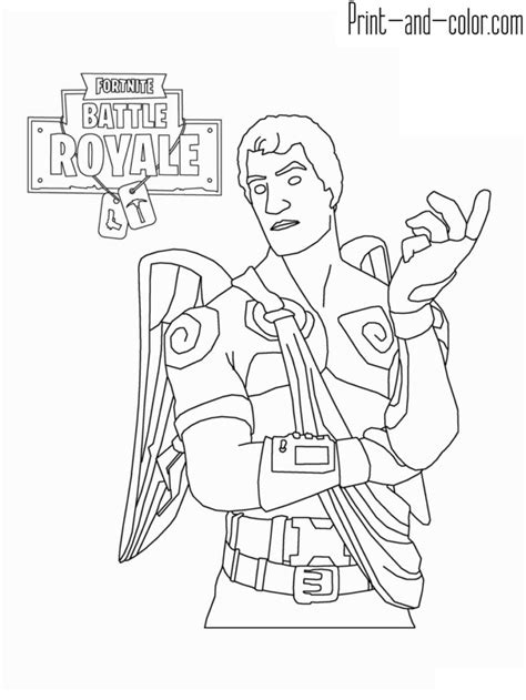 fortnite battle royale coloring page love ranger fortnite coloring