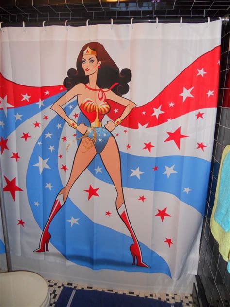 Wonder Woman Shower Curtain Wonder Woman Lynda Carter Women