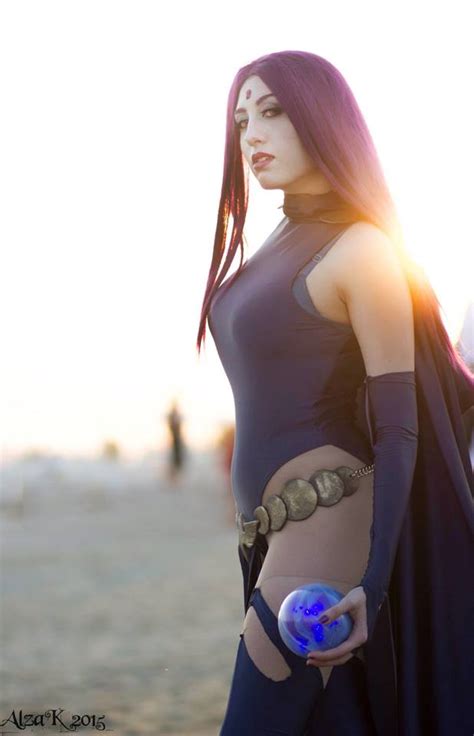 raven cosplay dc comics teen titans by unholylilith on