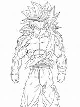Goku Super Saiyan Coloring Pages God Drawing Dragon Ball Goten Ssj Deviantart Para Desenhar Color Drawings Sketch Printable Wallpaper Characters sketch template