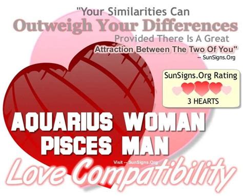 Aquarius Woman And Pisces Man Overlook Your Differences Sunsigns