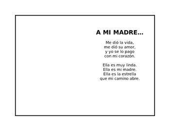 mothers day poem spanish mothers day poems spanish mothers day