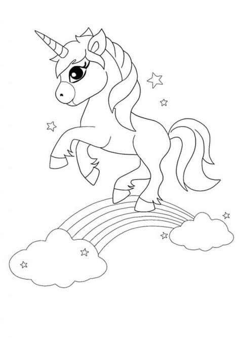 unicorn rainbow coloring pages printable coloring page blog