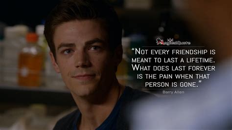 Magicalquote — Barry Allen Not Every Friendship Is Meant