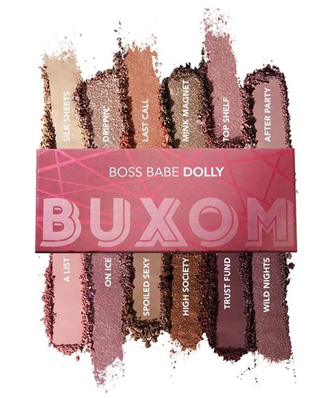 Buxom Cosmetics Boss Babe Dolly Eyeshadow Palette And Reviews Makeup