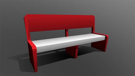 bench download free 3d model by daedaljs [e59b9d1] sketchfab