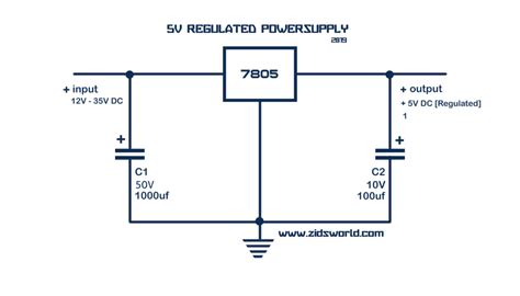 regulated power supply diy circuit zids world