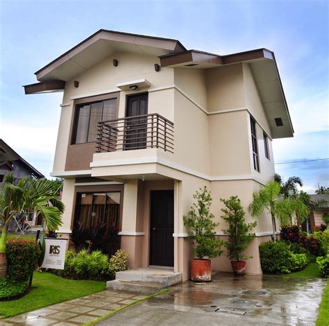 simple house plan  design   philippines front design