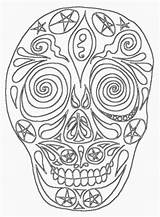 Dead Coloring Skull Pages Mexican Skulls Craft Activities Printable Sugar Mask Crafts Colouring Sheets Gif Kids Muertos Dia Calaveras Sheet sketch template