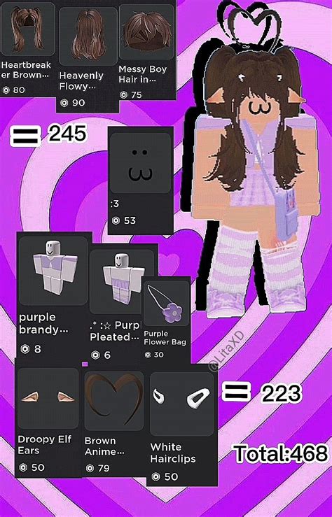 purple softie outfit roblox roblox roblox pictures cool avatars