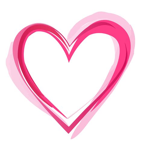 pink heart png pic